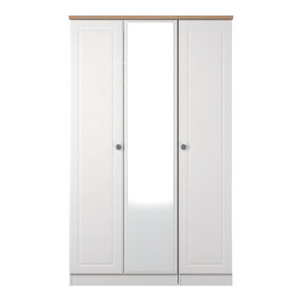 Norfolk Triple Mirrored Wardrobe in White Ash & Bardolino Oak - NOR137WABO (1).jpg