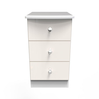 Lumiere 3 Drawer Bedside Cabinet in Kashmir Gloss & White Matt - LUM001KGWM (1).jpg
