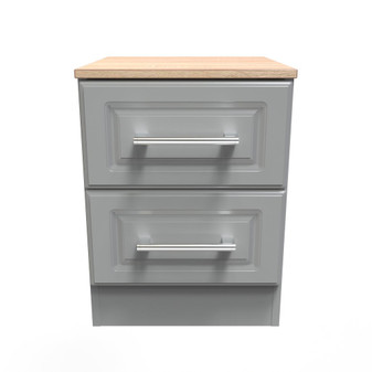 Kent 2 Drawer Bedside Cabinet in Dusk Grey & Bardolino Oak - KEN005DGBO (1).jpg