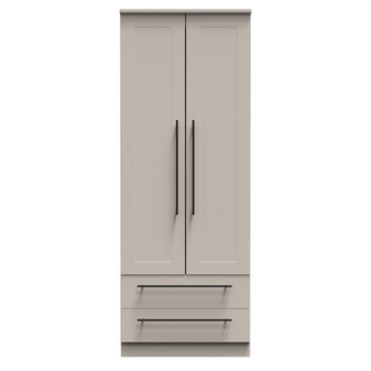 Beverley Tall 2 Drawer Wardrobe in Kashmir Matt - BEV081KMKM (1).jpg