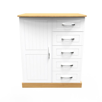 Whitney Childs Wardrobe in White Ash & Modern Oak - WHI059WAMO (1).jpg