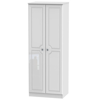 Pembroke Tall Plain Wardrobe in White Gloss - PEM080WGWM.jpg