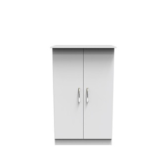 Avon 2ft6in Plain Midi Wardrobe in White Matt - AVN058WMWM (1).jpg