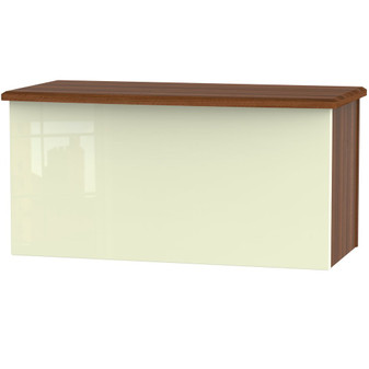 Knightsbridge Blanket Box in Cream Gloss & Noche Walnut - KNI035CGNW.jpg