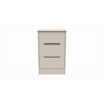 Monaco 3 Drawer Bedside Cabinet in Kashmir Matt - MON001KMKM (1).jpg