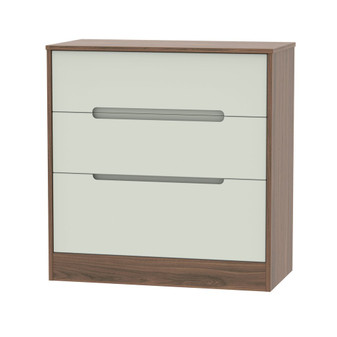 Monaco 3 Drawer Deep Chest in Kashmir Matt & Carini Walnut - MON049KMCW.jpg