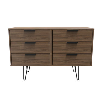 Hong Kong C 6 Drawer Chest in Carini Walnut - HKC015CWCW (1).jpg