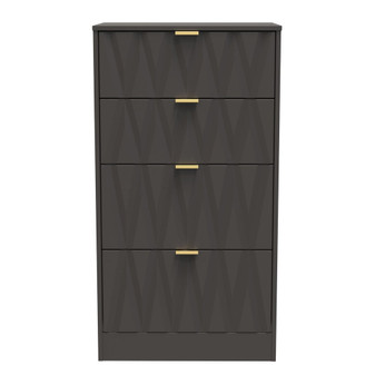 Las Vegas 4 Drawer Midi Deep Chest in Graphite Black - LVF014GBGB (1).jpg