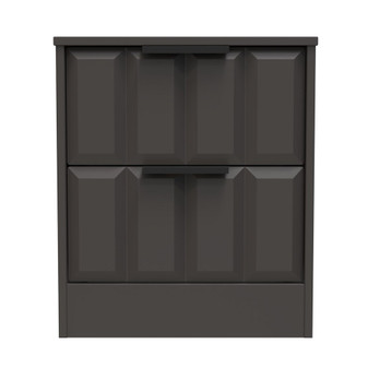 New York 2 Drawer Bedside Cabinet in Graphite Black - NYC005GBGB (1).jpg