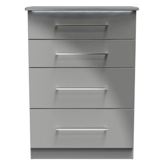 Paris 4 Drawer Deep Chest in Grey Gloss & Dusk Grey - PAR050GGDG (1).jpg