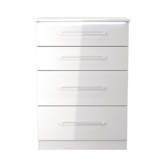 Paris 4 Drawer Deep Chest in White Gloss & White - PAR050WGWM (1).jpg