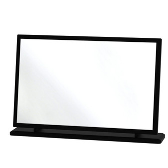 Knightsbridge Large Mirror in Black Matt - KNI047BMBM.jpg