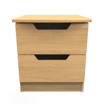 Bella 2 Drawer Bedside Cabinet in Modern Oak - BEL005MOMO (1).jpg