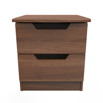 Bella 2 Drawer Bedside Cabinet in Noche Walnut - BEL005NWNW (1).jpg