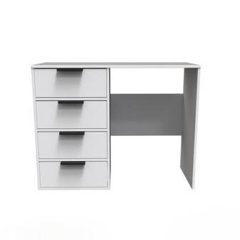 Hong Kong (Black Legs) 4 Drawer Vanity in White Matt - HKB028WMWM (1).jpg