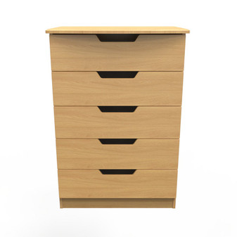 Bella 5 Drawer Chest in Modern Oak - BEL012MOMO (1).jpg