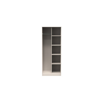 Diamond Tall Open Wardrobe in Kashmir Matt - DIF084KMKM (1).jpg
