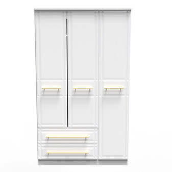 Faye Tall Triple 2 Drawer Wardrobe in White Ash - FAY141WAWA (1).jpg