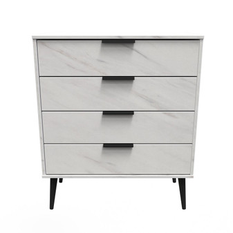 Hong Kong (Black Legs) 4 Drawer Chest in Marble - HKB011MBMB (1).jpg