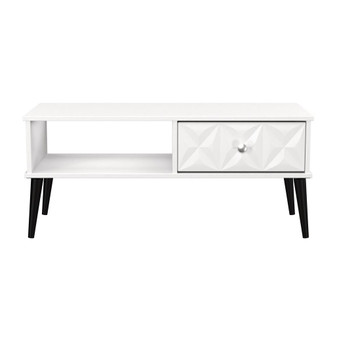 Pixel 1 Drawer Coffee Table in White Matt - PXT231WMWM (1).jpg