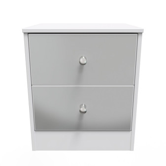 Padstow 2 Drawer Bedside Cabinet in Uniform Gloss & White - PAD005UGWM (1).jpg