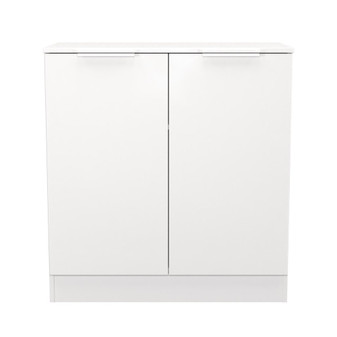 Plymouth 2 Door Cabinet in White Gloss & Matt - PLY204WGWM (1).jpg