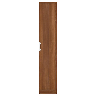 Flora Tall Single Wardrobe in Noche Walnut - FLO090NWNW (1).jpg