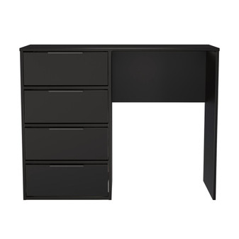 Hong Kong (Black Legs) 4 Drawer Vanity in Black Matt - HKB028BMBM (1).jpg