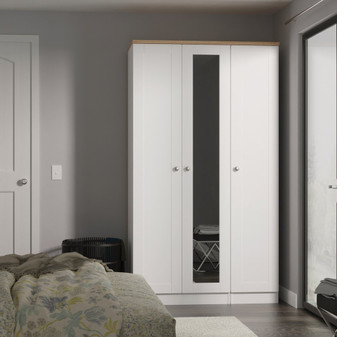 Sussex Tall Triple Mirrored Wardrobe in White Ash & Bardolino Oak - SUS147WABO (0).jpg