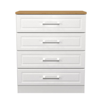 Kent 4 Drawer Chest in White Ash & Modern Oak - KEN011WAMO (1).jpg
