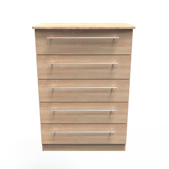 Sherwood 5 Drawer Chest in Bardolino Oak - SHE012BOBO (1).jpg