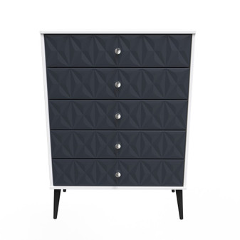 Pixel 5 Drawer Chest in Indigo & White Matt - PXT012IMWM (1).jpg