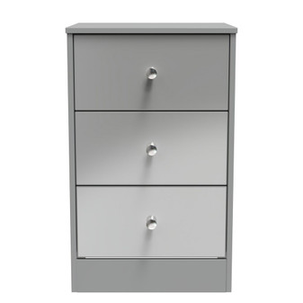 Padstow 3 Drawer Bedside Cabinet in Uniform Gloss & Dusk Grey - PAD001UGDG (1).jpg