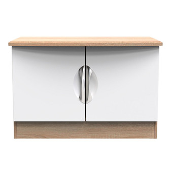 Camden Low 2 door Unit in White Matt & Bardolino Oak - CAM203WMBO (1).jpg