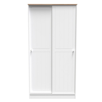 Vienna Sliding Wardrobe (100cm wide) in Porcelain Ash & Bardolino Oak - VIE110PABO (1).jpg