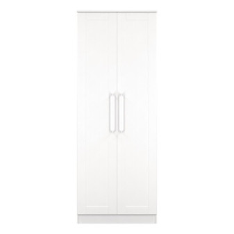 York Tall Plain Wardrobe in White Ash - YOR080WAWA (1).jpg