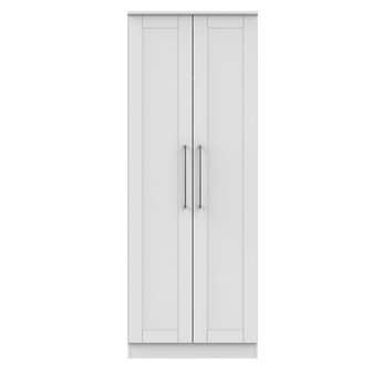 York Tall Plain Wardrobe in Grey Ash - YOR080GAGA.jpg