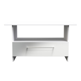Worcester Bottom Drawer Coffee Table in Uniform Gloss & White - WOR225UGWM (1).jpg