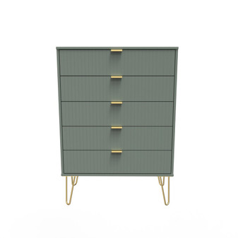 Linear 5 Drawer Chest in Reed Green - LIF012RGRG (1).jpg