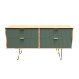Linear 4 Drawer Bed Box in Labrador & Bardolino Oak - LIF036LBBO (1).jpg
