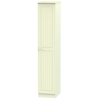 Warwick Tall Single Wardrobe in Cream Matt - WAR090CMCM.jpg