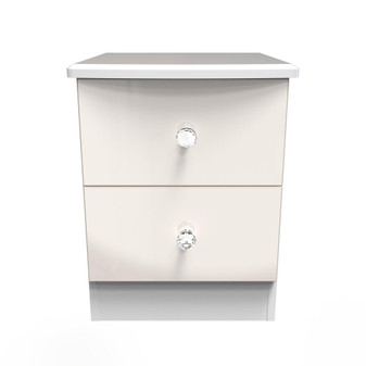 Lumiere 2 Drawer Bedside Cabinet in Kashmir Gloss & White Matt - LUM005KGWM (1).jpg