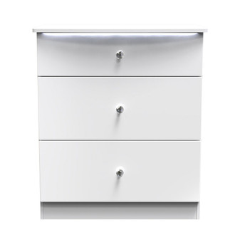 Lumiere 3 Drawer Deep Chest in White Gloss - LUM049WGWM (1).jpg
