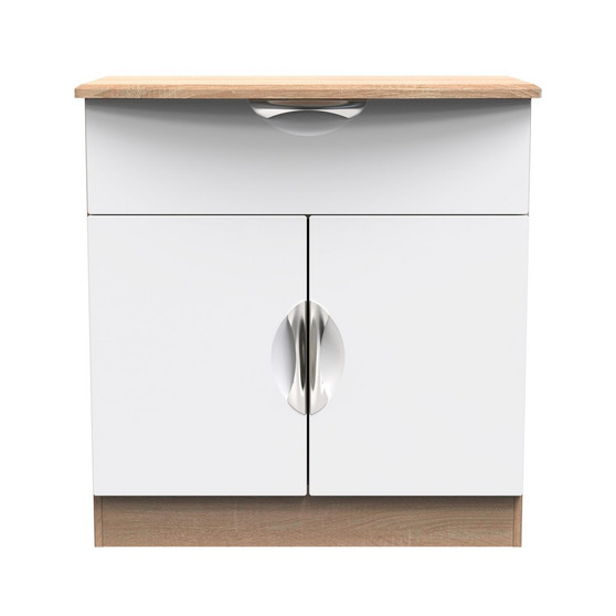 Camden 1 Drawer Sideboard in White Matt & Bardolino Oak - CAM213WMBO (1).jpg