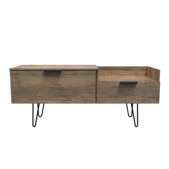 Hong Kong (Black Hairping Legs) TV Console Unit in Vintage Oak - HKC248VOVO (1).jpg