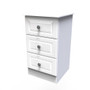 Pembroke 3 Drawer Bedside Cabinet in White Gloss - PEM001WGWM (3).jpg