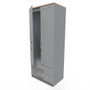 Kent 2 Door 2 Drawer Wardrobe in Dusk Grey & Bardolino Oak - KEN061DGBO (5).jpg