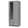 Kent 2 Door 2 Drawer Wardrobe in Dusk Grey & Bardolino Oak - KEN061DGBO (5).jpg