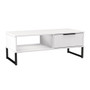 Fluted (Black Sleigh Legs) 1 Drawer Coffee Table in White Matt - FUG231WMWM (L3).jpg