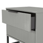 Fluted (Black Sleigh Legs) 2 Drawer Midi Chest in Dusk Grey - FUG009DGDG (5).jpg